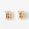 18K Balenciaga Logo Earrings