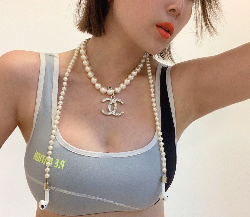 18K  Chanel Pearls Long Necklace