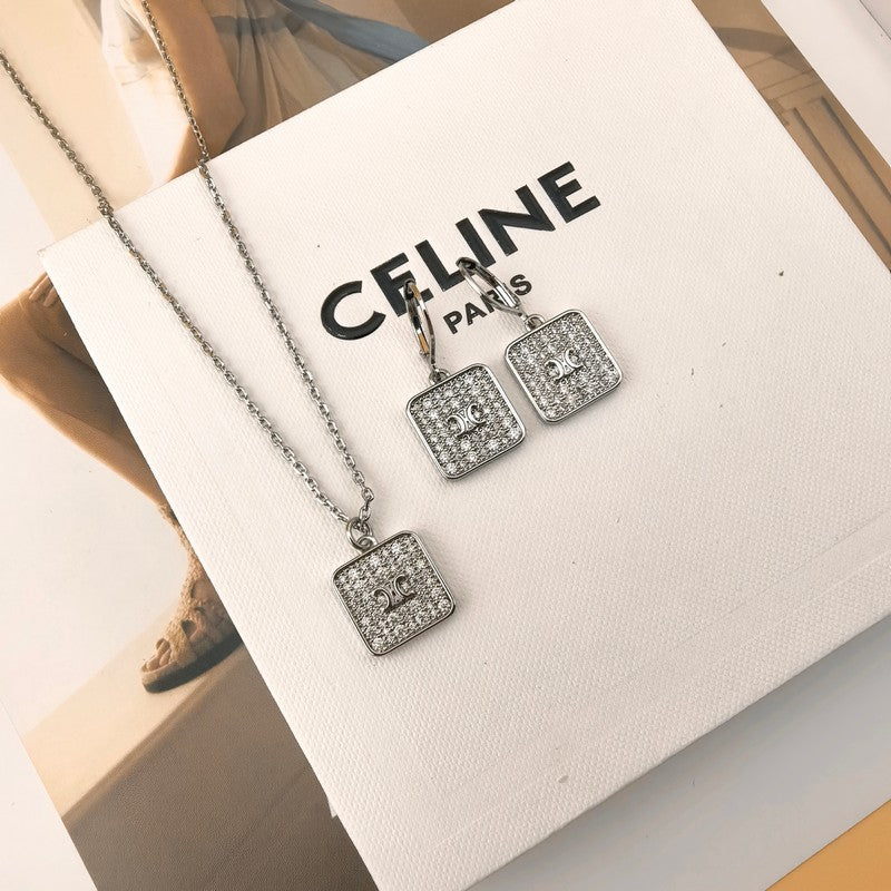 18K Celine Diamond Earrings