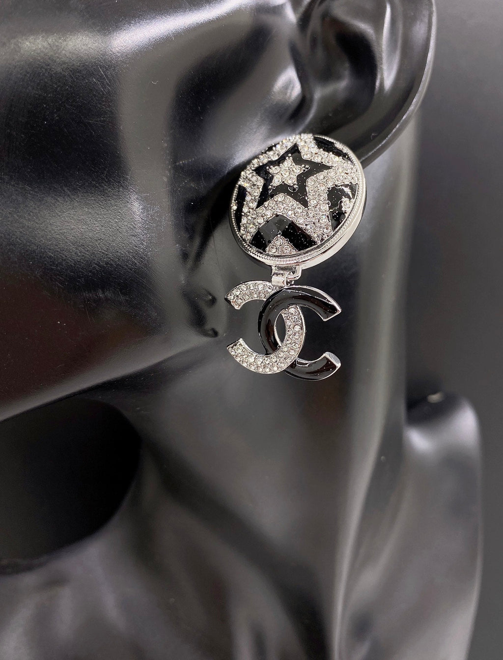 18K  Chanel Diamond Earrings
