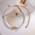 18K Celine Pearls Necklace