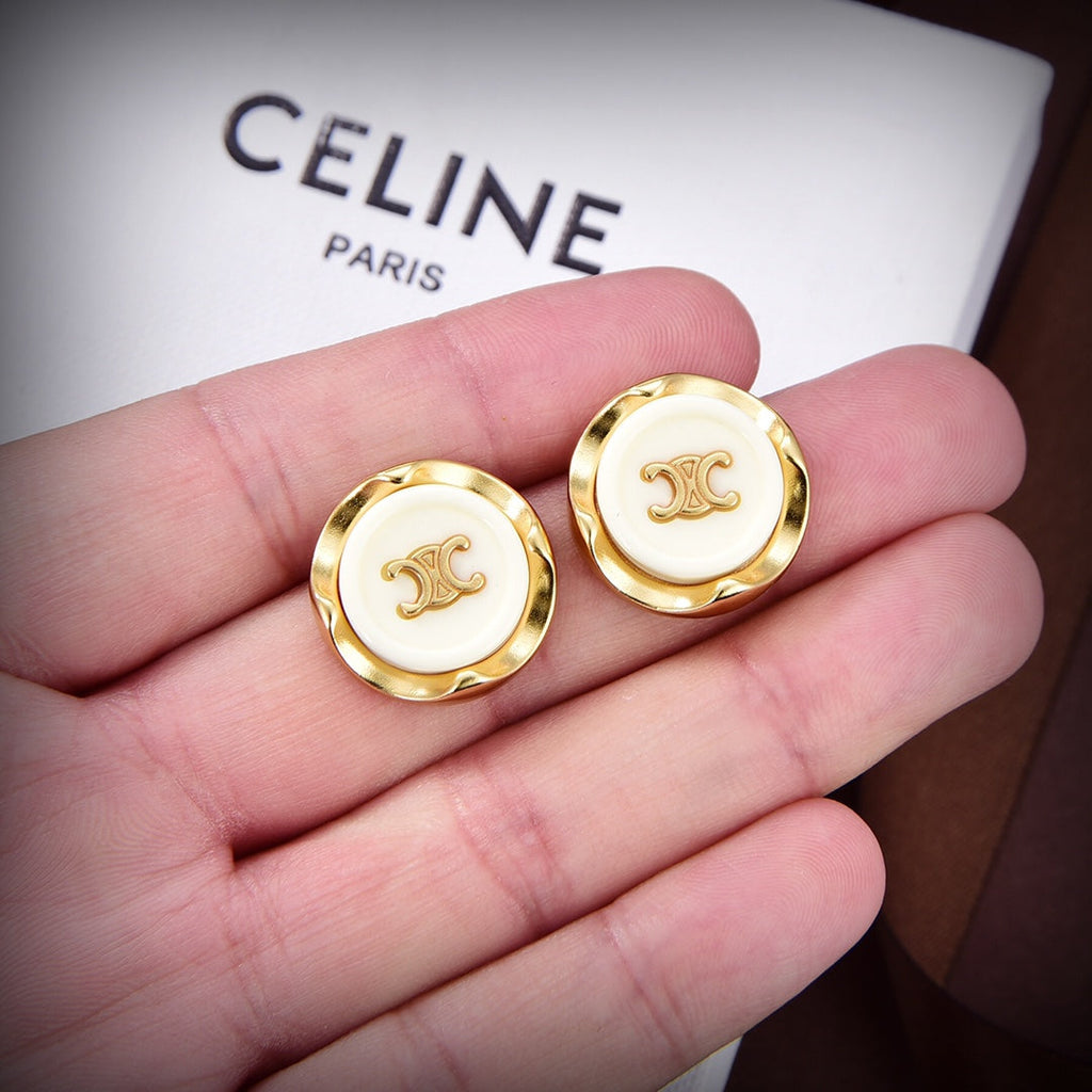 18K Celine Pearl Earrings
