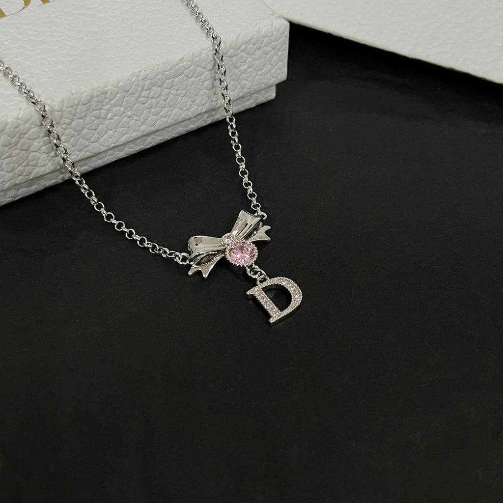 18K Dior Bowknot Vintage Necklace