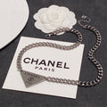 18K  Chanel Triangle Necklace