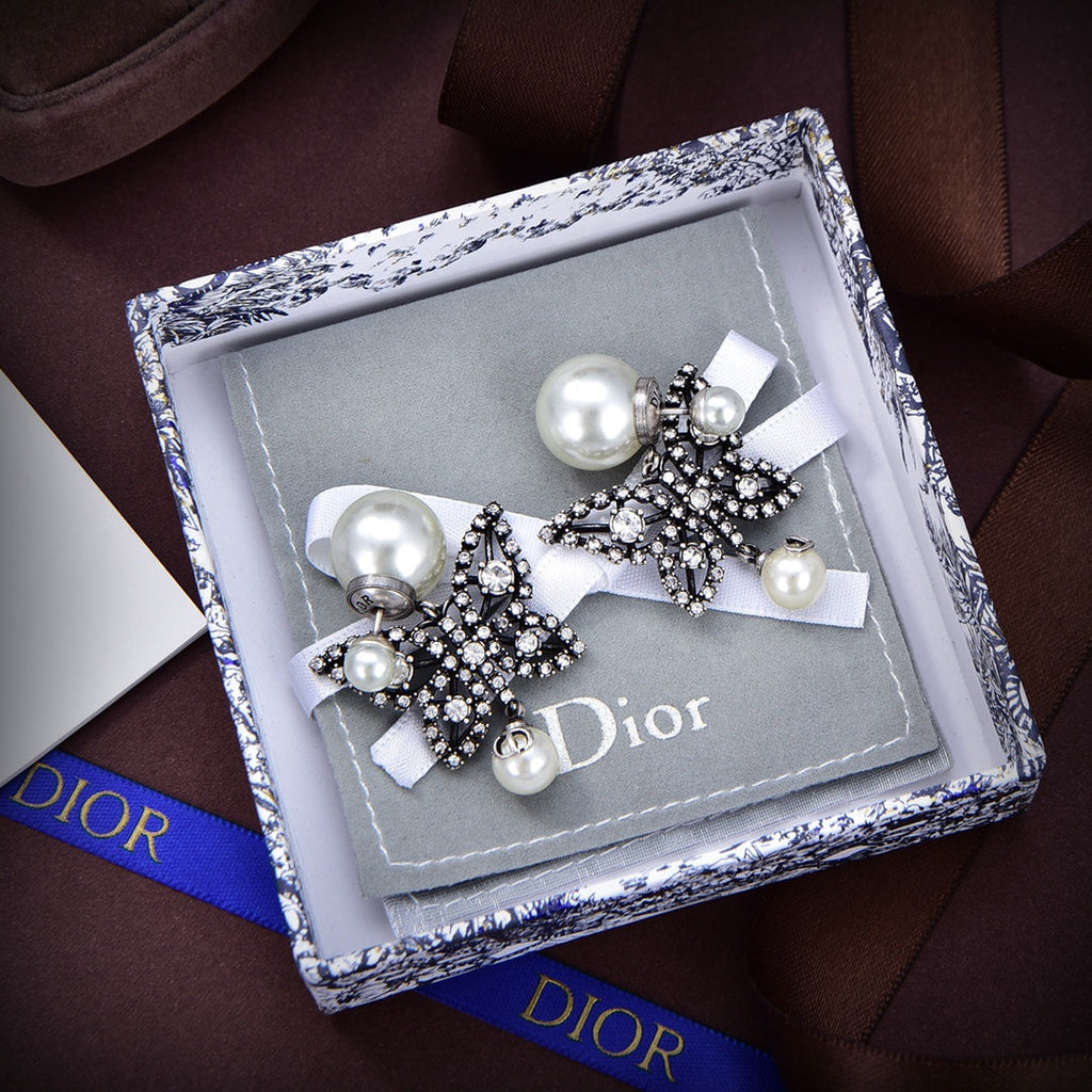 18K Dior Tribales Butterfly Earrings