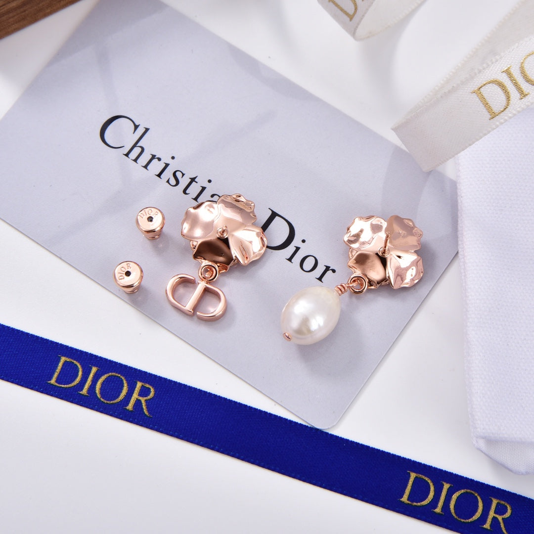 18K Dior D-Millefiori Earrings