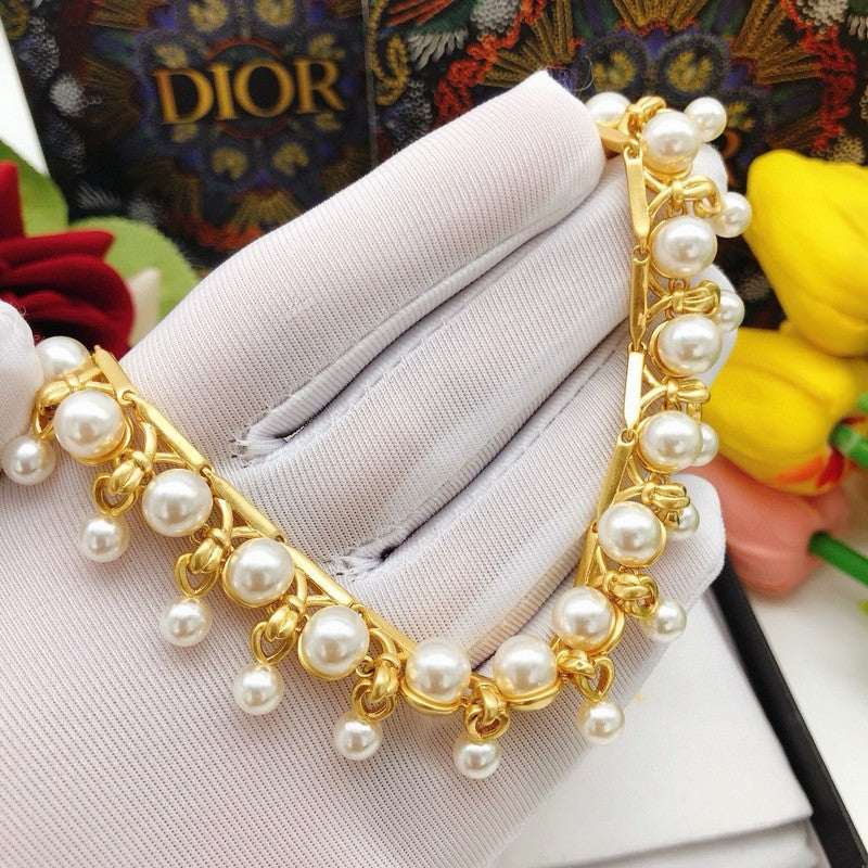 18K Dior 30 Montaigne Pearl Necklace