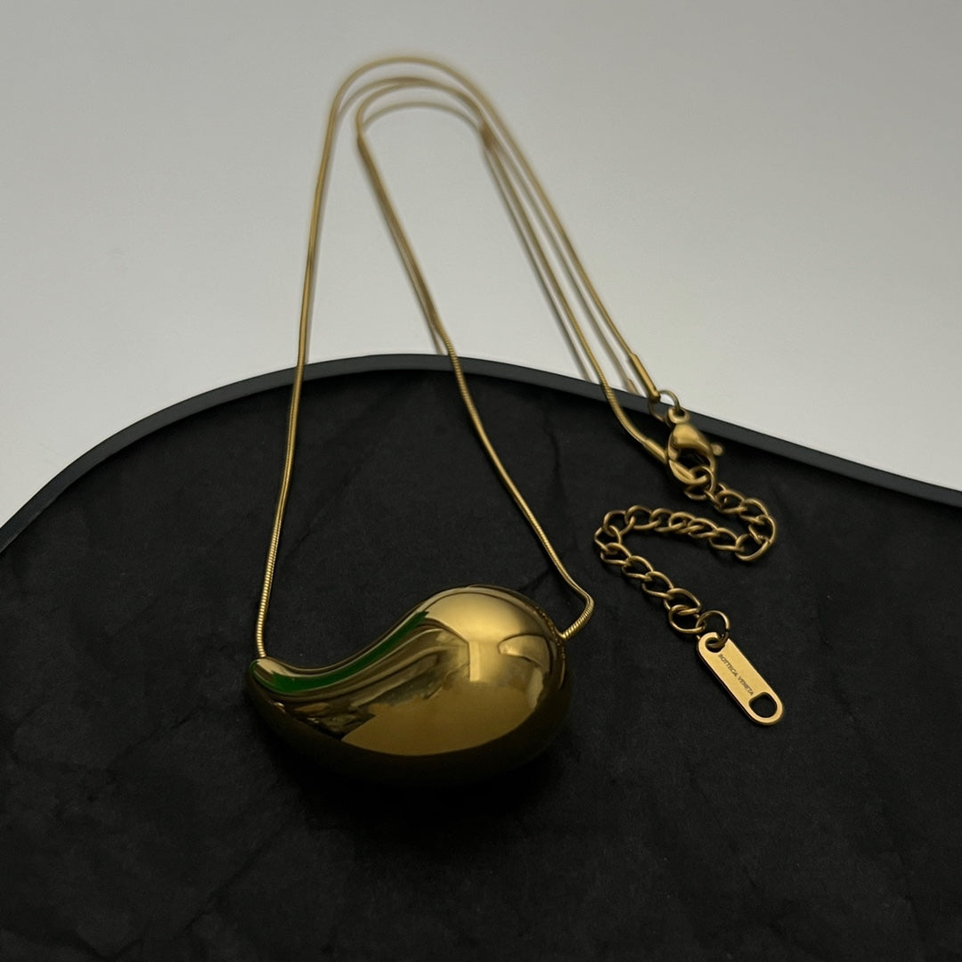 18K BVLGARI Drop Pendant Necklace