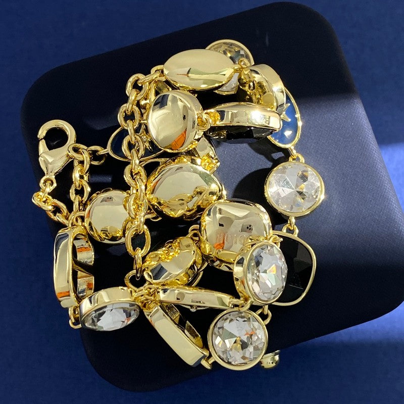 18K Dior Color Crystal Necklace