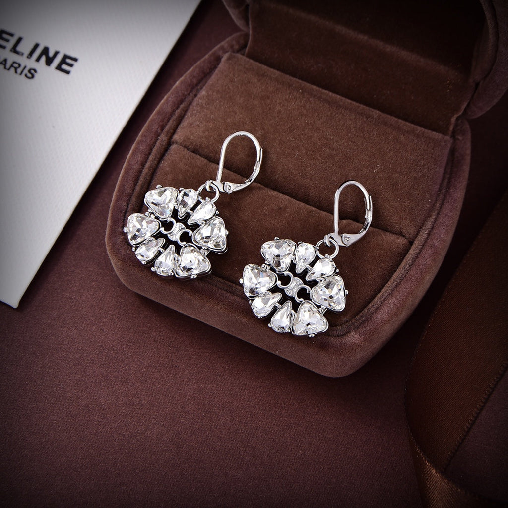18K Celine Daisy Earrings