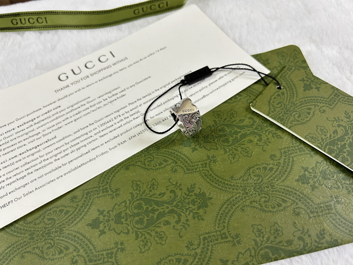 Double Gucci Heart Ring