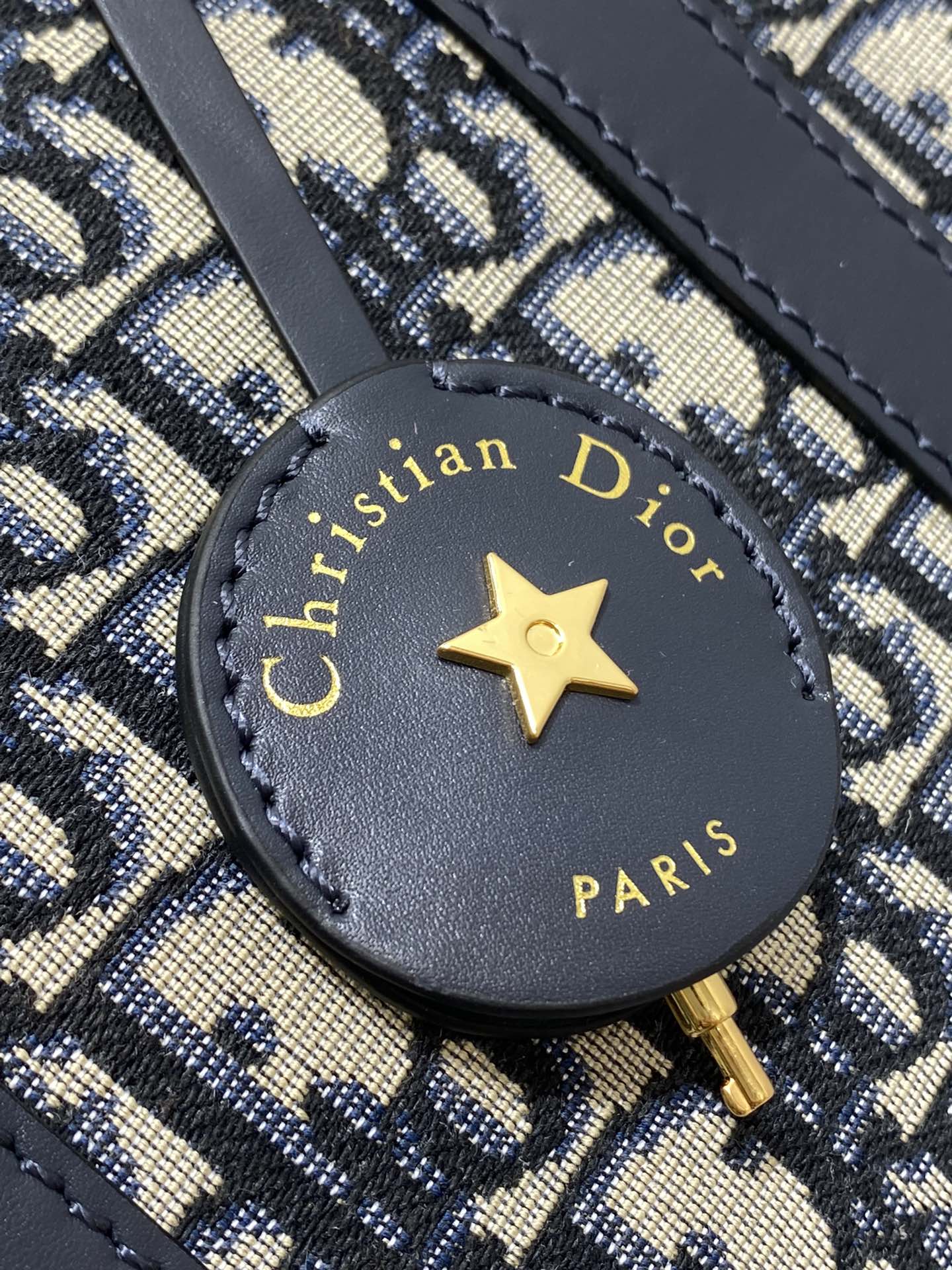 DIOR GROOVE 25 BAG IN BLACK MIX BEIGE OBLIQUE MONOGRAM JACQUARD