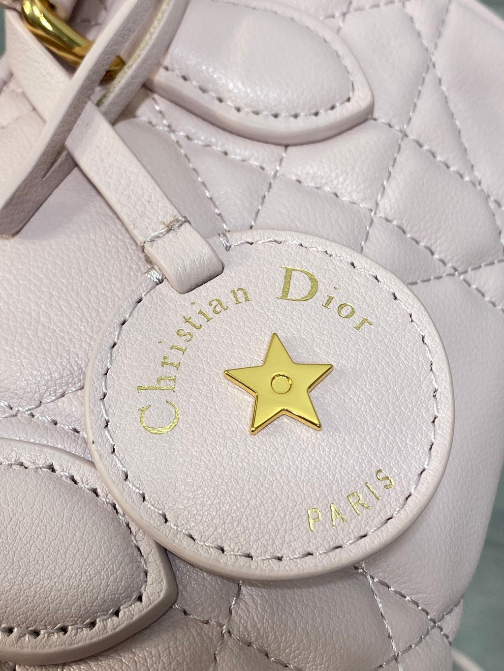 DIOR GROOVE MINI 17 BAG IN LIGHT PINK LAMBSKIN