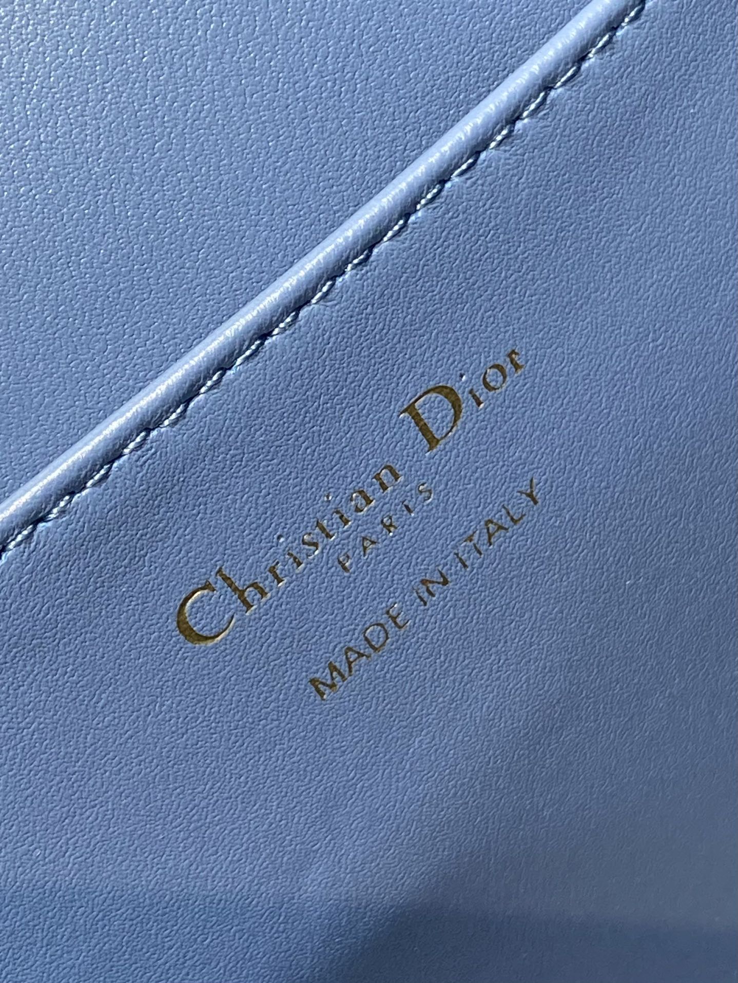 DIOR SMALL 20 CARO BACKPACK IN ROYAL BLUE MACROCANNAGE LAMBSKIN