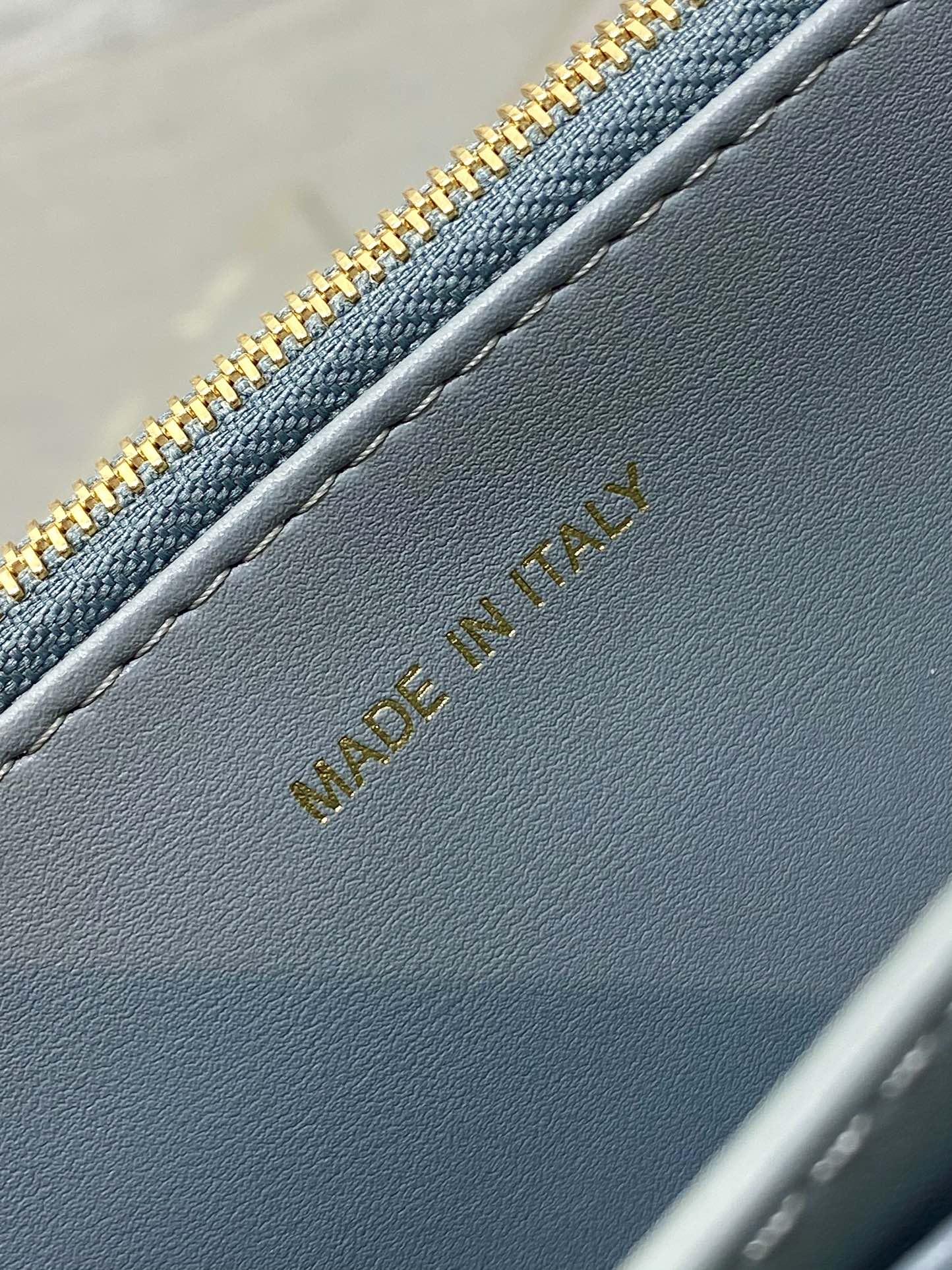 DIOR MISS CARO MINI BAG 17 IN OSLO GREY MACROCANNAGE LAMBSKIN