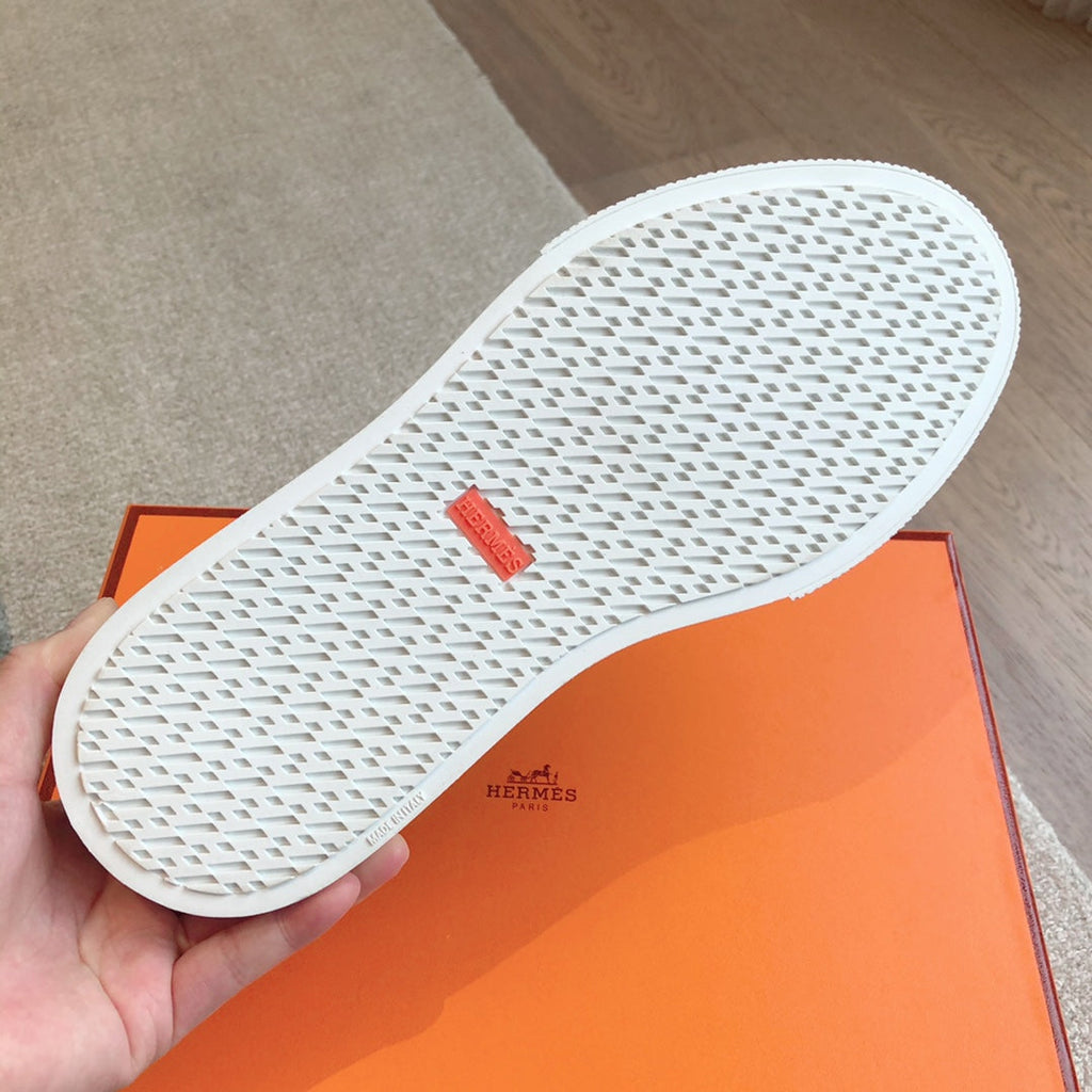 HERMES IRWIN SNEAKER BLACK CALFSKIN