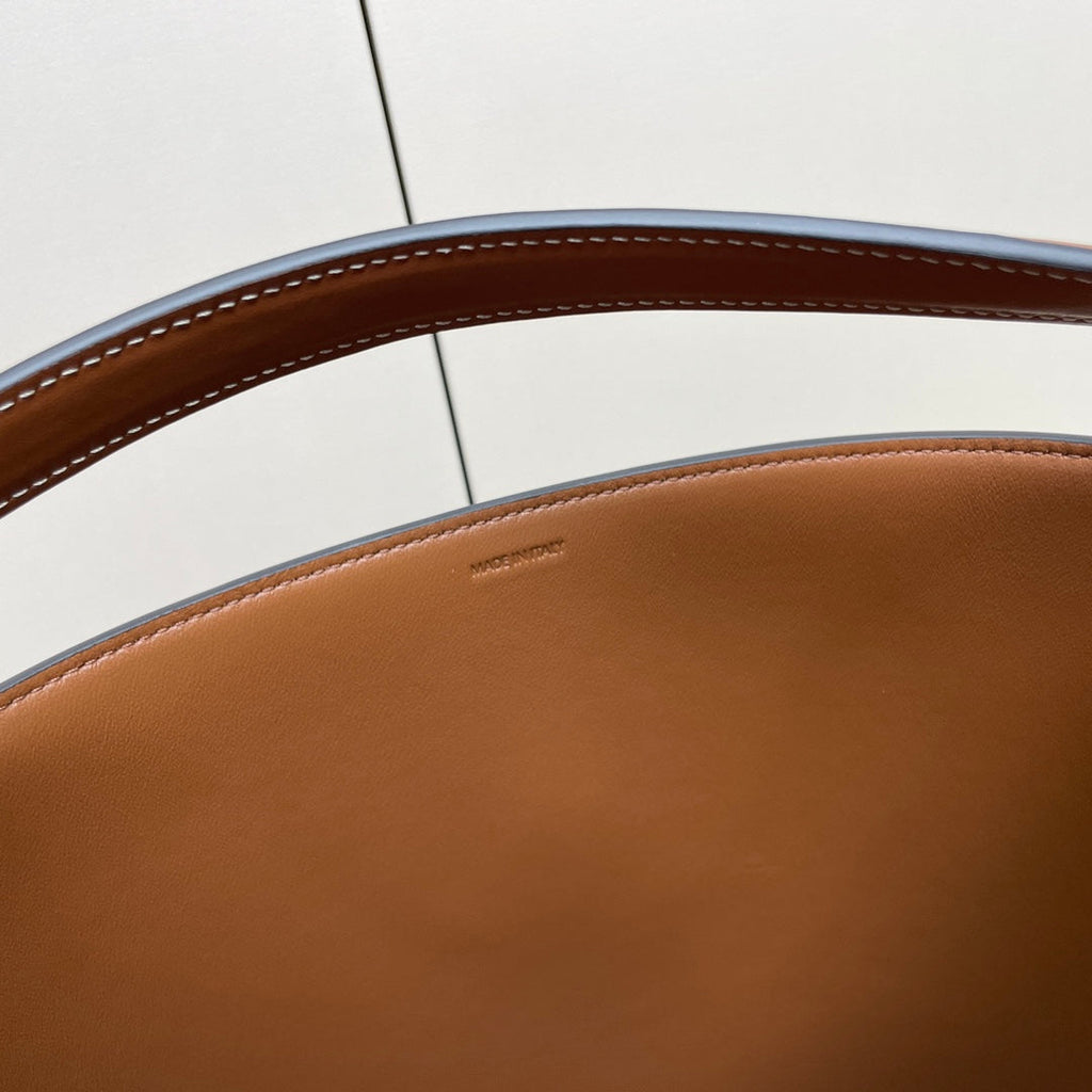CELINE MEDIUM 28 LOUISE BAG IN BRONZE BROWN SMOOTH CALFSKIN