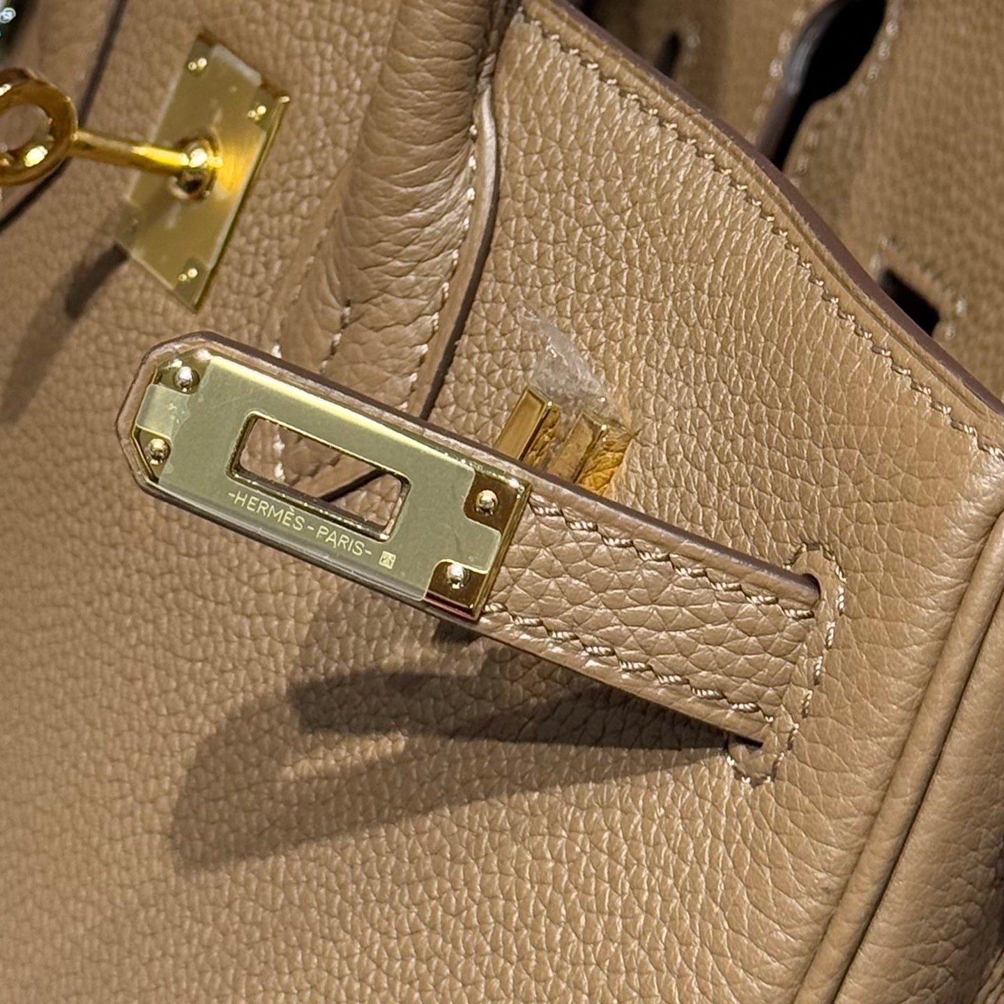 HERMES 25S  BIRKIN 25 IN DARK BROWN CALFSKIN GOLD HARDWARE