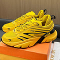 DIOR B44 BLADE SNEAKER CLASSIC YELLOW TECHNICAL MESH AND TECHNICAL FABRIC
