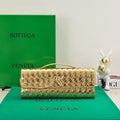 BOTTEGA VENETA Long Clutch Andiamo 31 Gold Metalic Leather Ghw