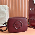 GUCCI BLONDIE SMALL SHOULDER BAG 21 IN ROSSO ANCORA RED CALFSKIN
