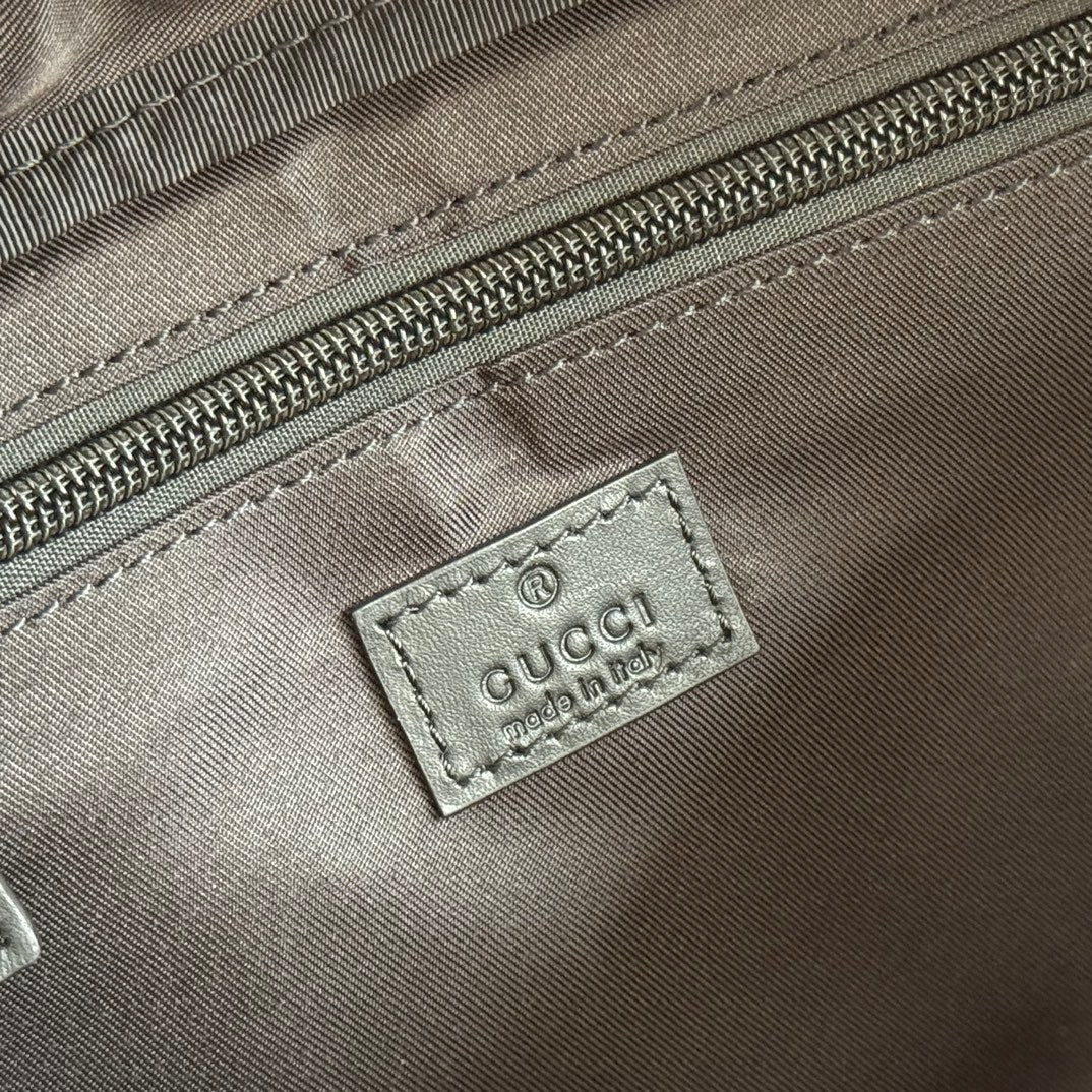 GUCCI LARGE BELT BAG 32 IN BLACK  NYLON