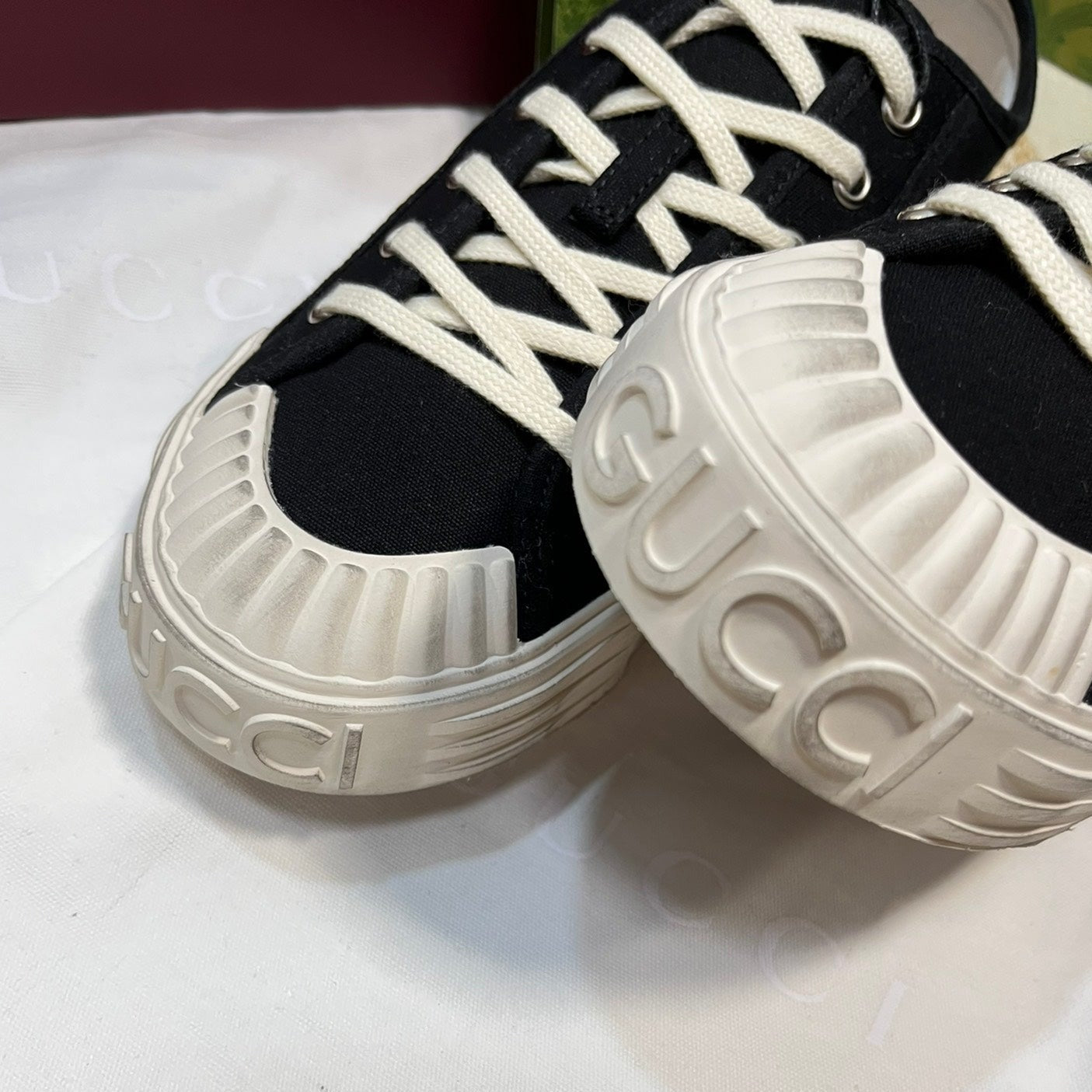 GUCCI Ace signature Sneaker Black