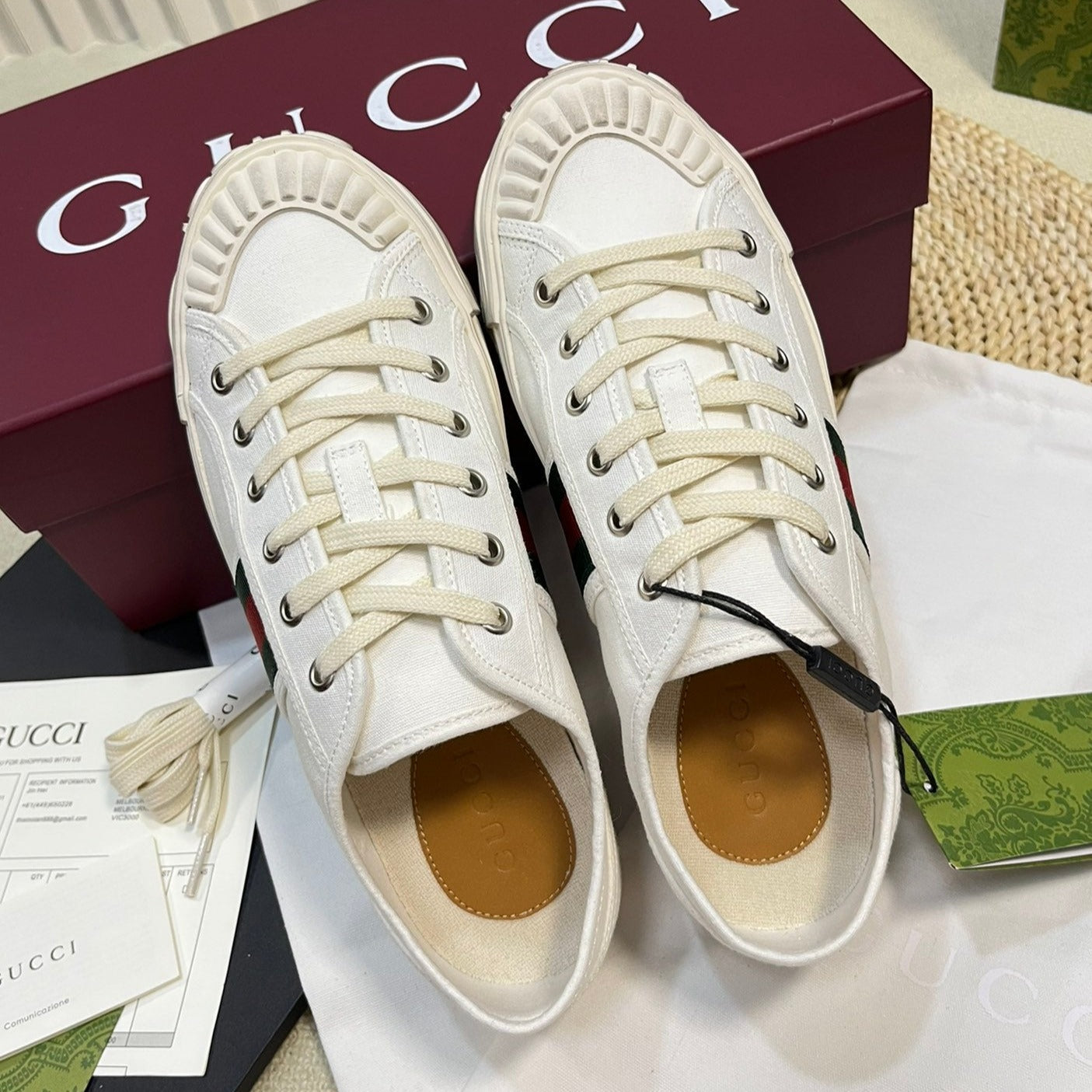 GUCCI Ace signature Sneaker White