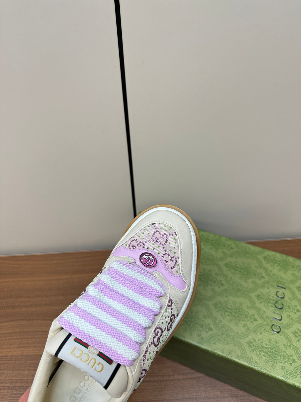 GUCCI Screener Sneaker Pink Blush