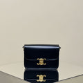 CELINE MINI CLAUDE 22 SHINY CALFSKIN BLACK
