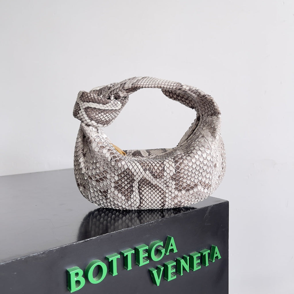 BOTTEGA VENETA MINI JODIE 23 IN SNAKE PATTERN CALFSKIN