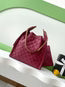 CHANEL 25C HOBO BAGS 40CM DARK RED GRAINED CALFSKIN